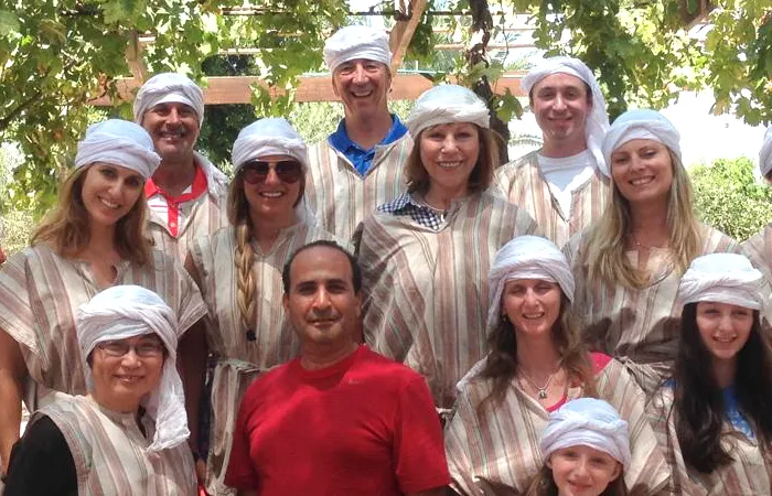 Private tour guide in Israel - my travelers having fun